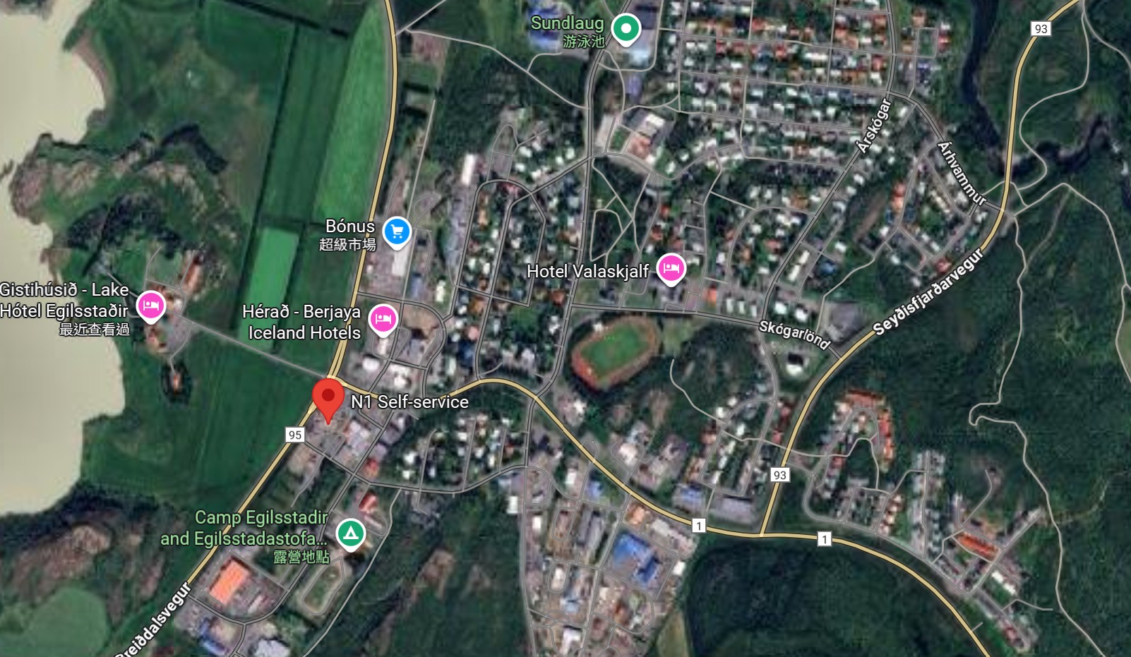 加油站地圖位置